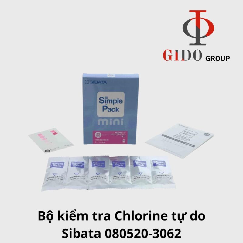 Bộ kiểm tra Chlorine tự do Sibata 080520-3062