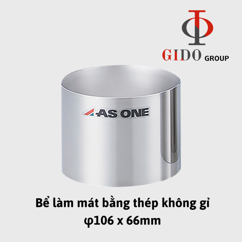 Bể làm mát bằng thép không gỉ φ106 x 66mm