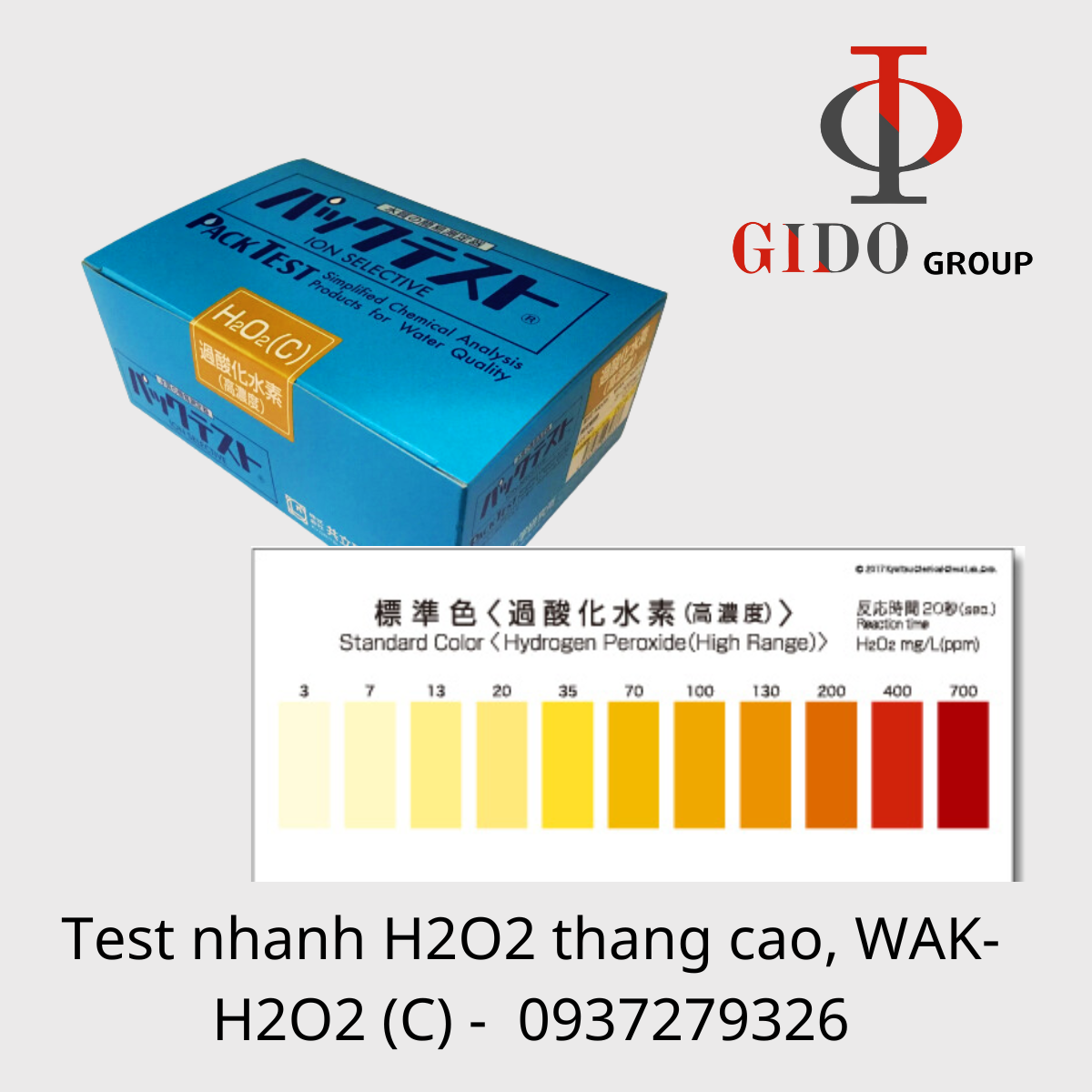 Test nhanh H2O2, WAK-H2O2(C)