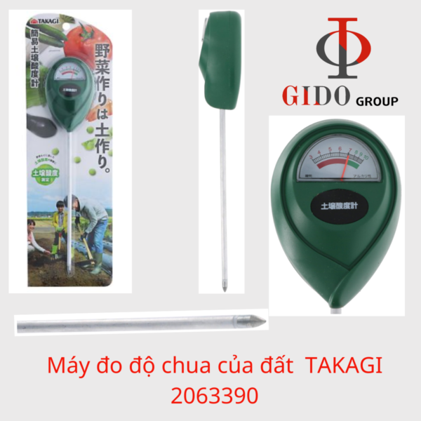 Thiết bị đo độ chua của đất  TAKAGI Simple Soil Acidity Meter 2063390