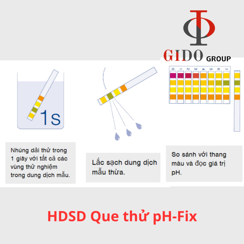 Que thử pH-Fix 0–14 chỉ thị cố định