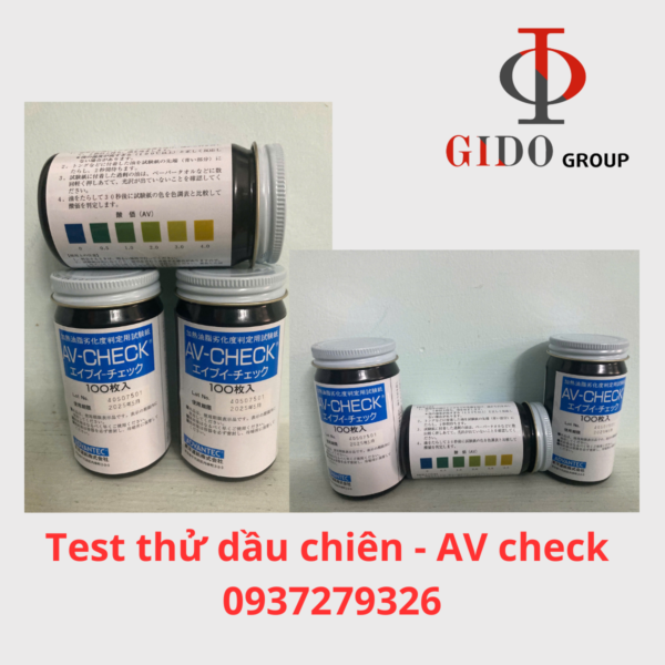 Test dầu chiên AV check