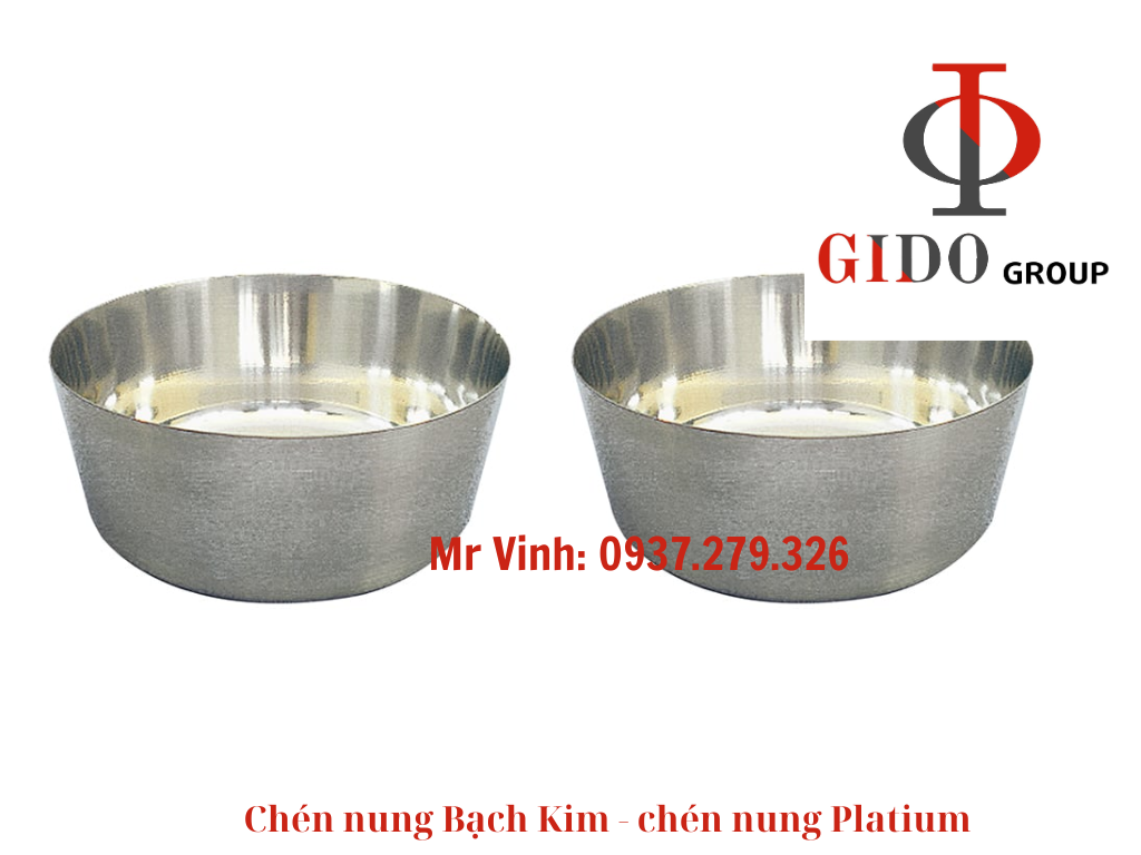 Chén nung Bạch Kim - chén nung Platium
