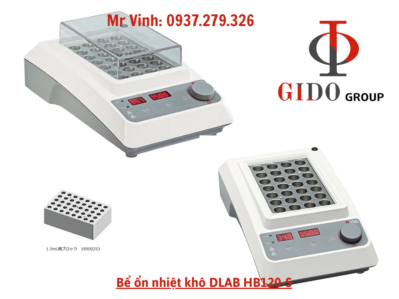 Bể gia nhiệt mẫu phòng lab DLAB HB120-S màn hình LED