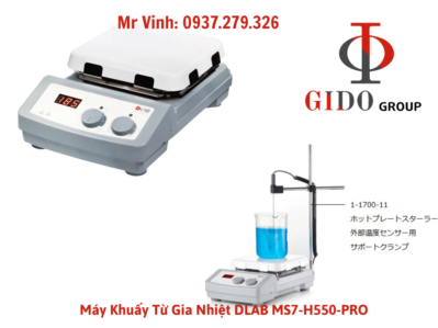 áy khuấy từ dung tích 20L tốc độ 1500rpm