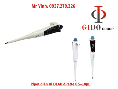 Electric pipette DLAB continuous dispensing thao tác một tay dễ sử dụng