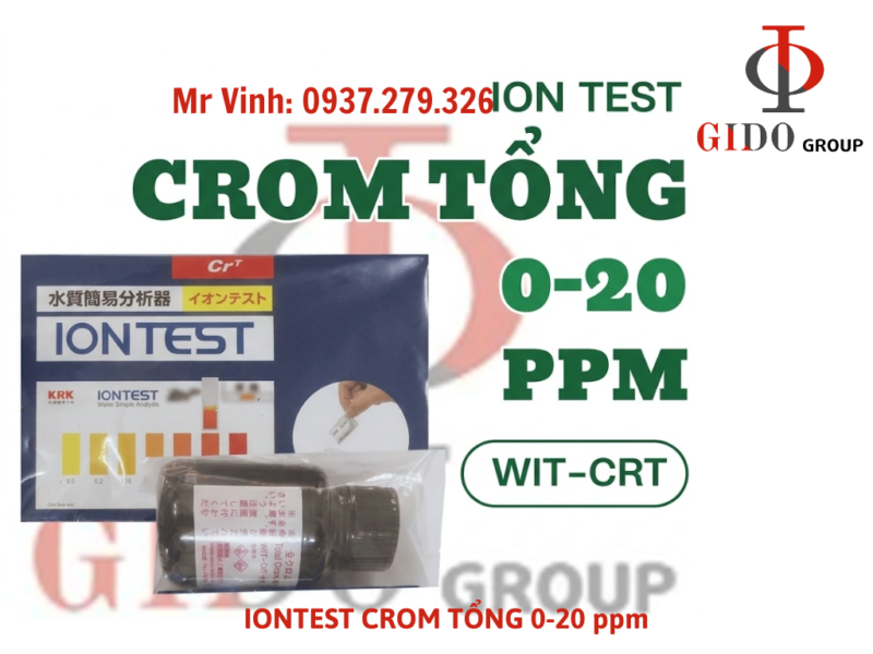 IONTEST CROM TỔNG 0-20 ppm