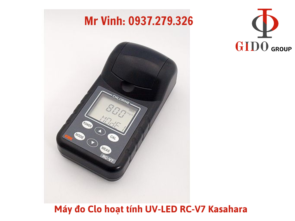 Máy đo Clo hoạt tính UV-LED RC-V7 Kasahara